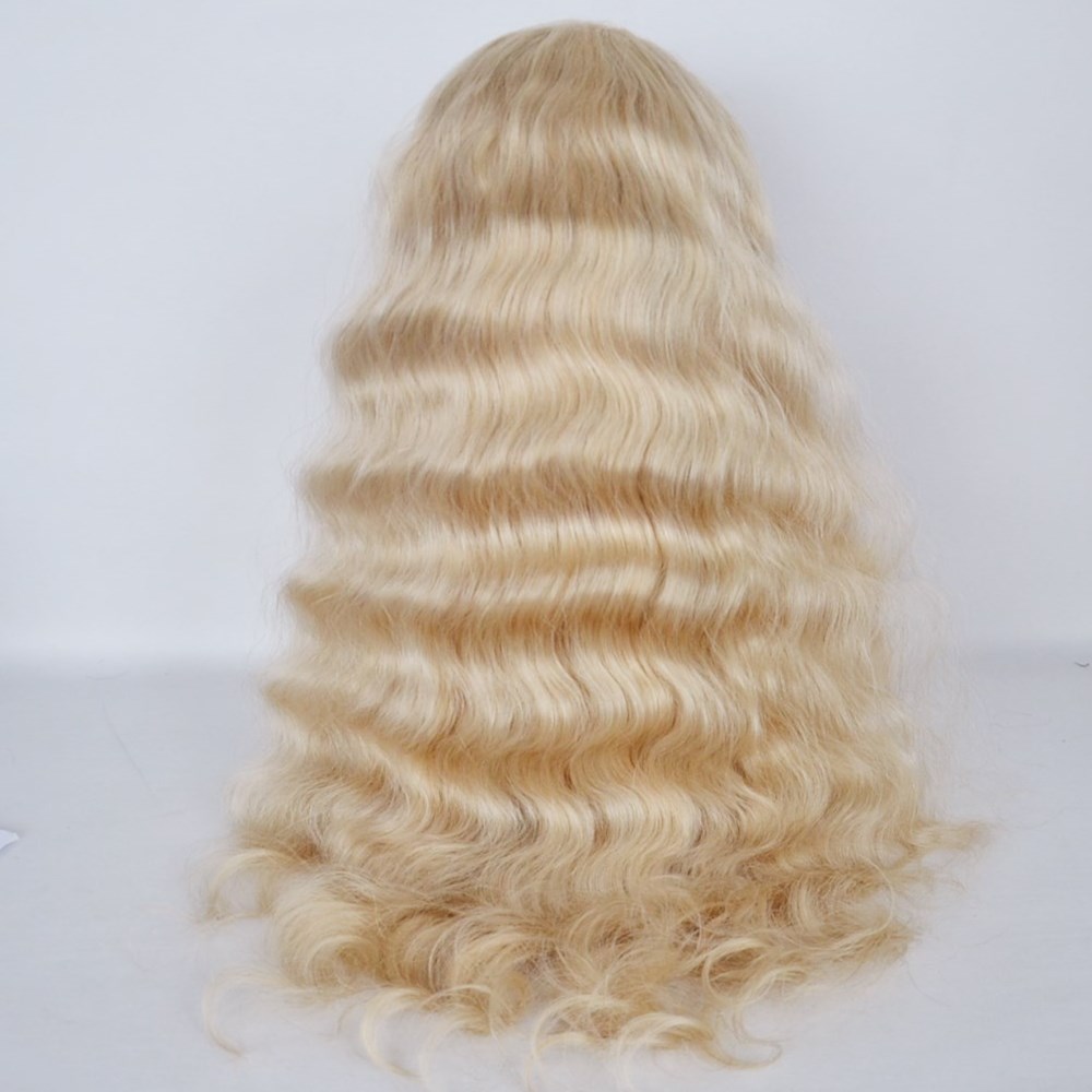 Indian human hair full lace wig,full lace wig 1b/30 highlights color,613 lace front wig hn340